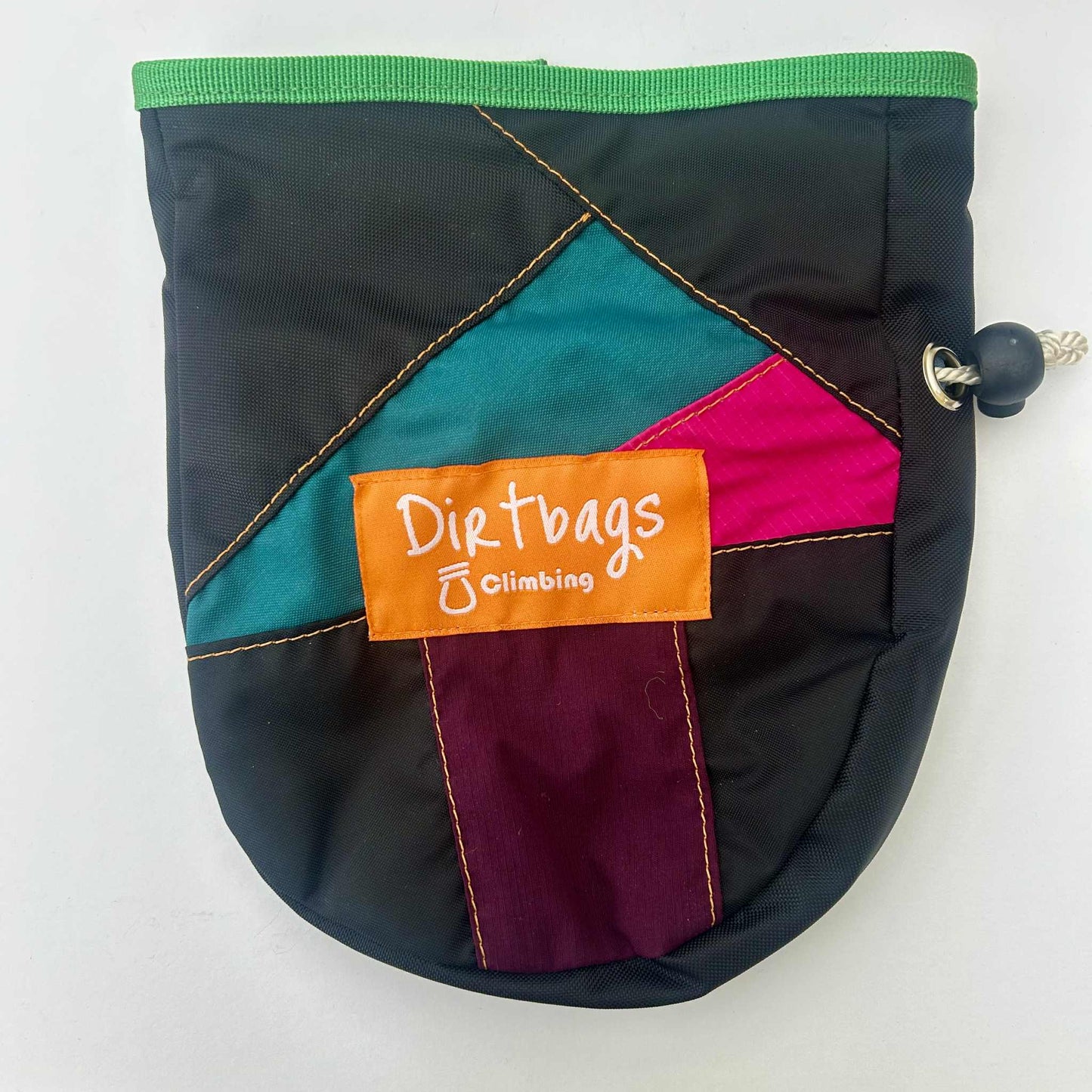 Dirt Bags Upcycled Fabric Chalk Bag