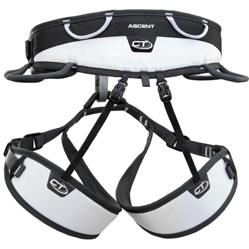 Beginner Bundle Climbing Technology Ascent Harness, Belay Plate and Carabiner, Dirt Bags Chalk Bag, 8b+ Chalk