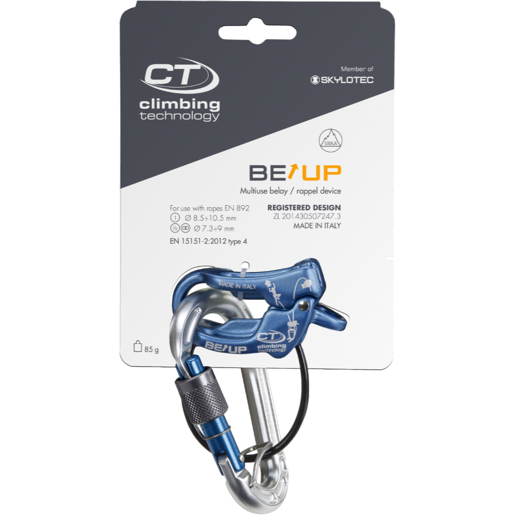 Climbing Technology Be-Up Belay KIt with Concept SGL Carabiner