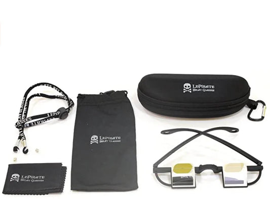 Le Pirate Climbing Belay Glasses Black