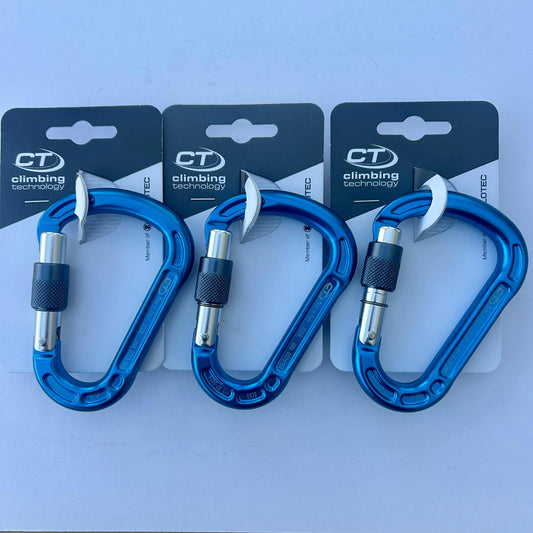 Climbing Technology Concept SG HMS Locking Carabiner Set of 3