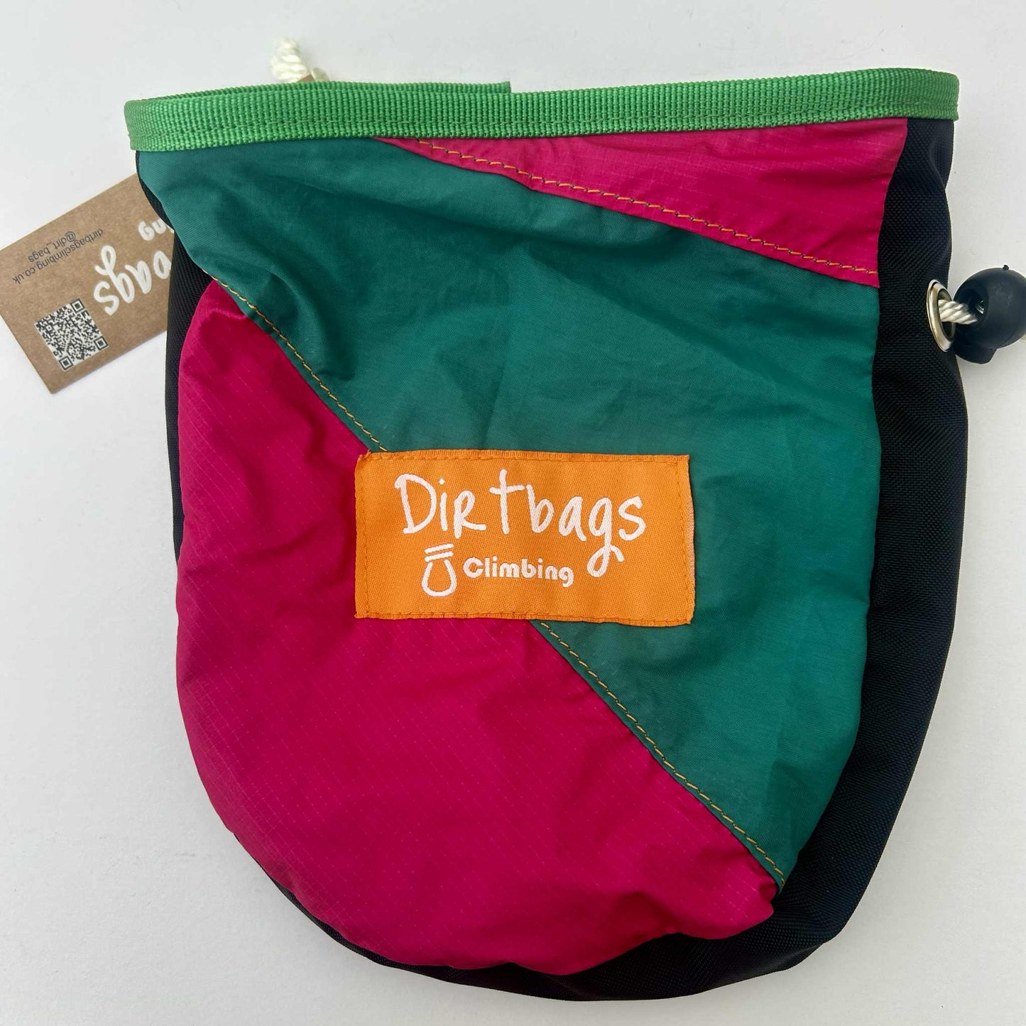 Dirt Bags Upcycled Fabric Chalk Bag