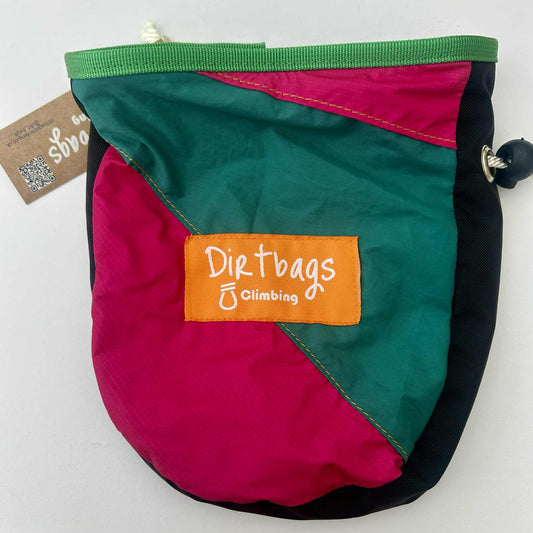 Dirt Bags Upcycled Fabric Chalk Bag