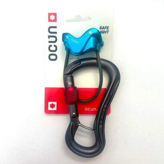Ocun Hurry Belay Set (Black/Blue)